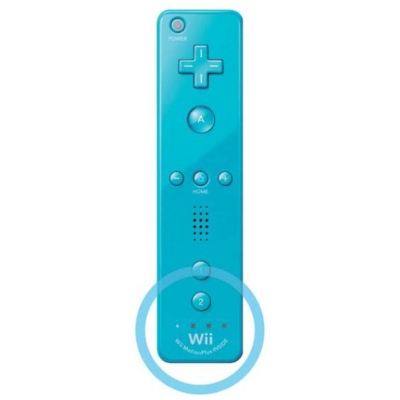 Nintendo Wii Remote Plus Mando Azul